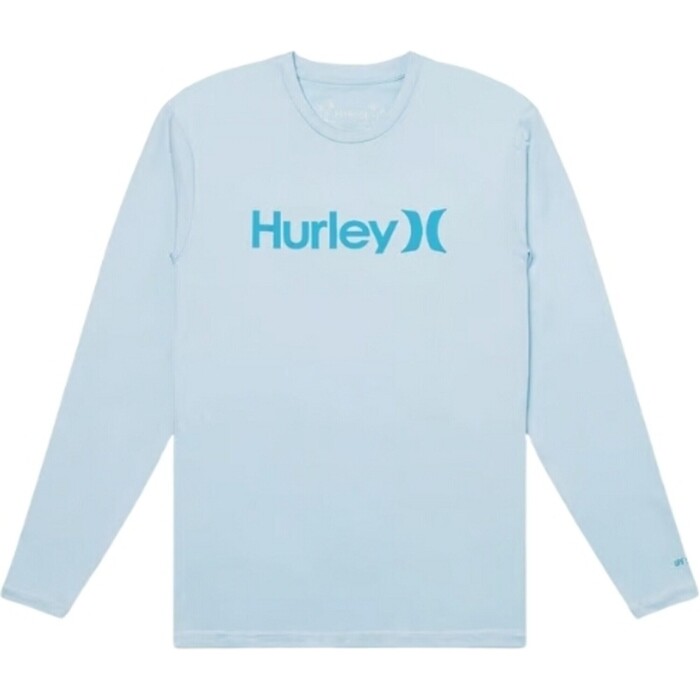 2024 Hurley Hombres Chaleco De Licra De Manga Larga One And Only Quickdry MAT0001020 - Sea Haze